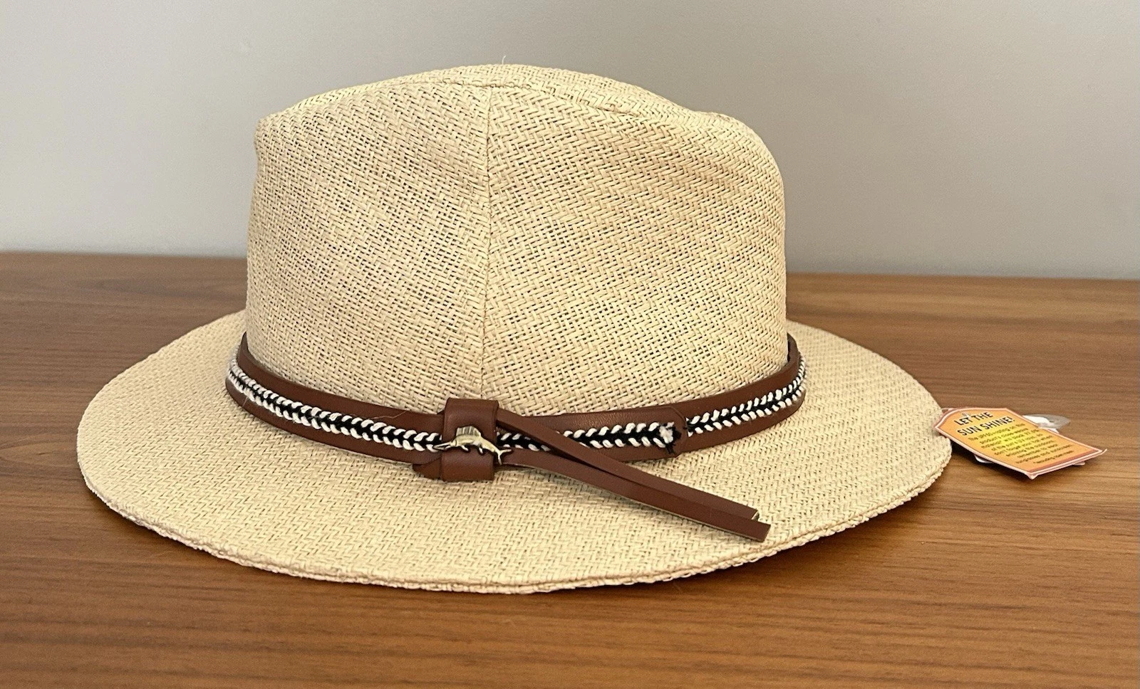 TOMMY BAHAMA HAT * L/XL * MENS NEW FEDORA SAFARI STRAW SUN BEACH UPF 50
