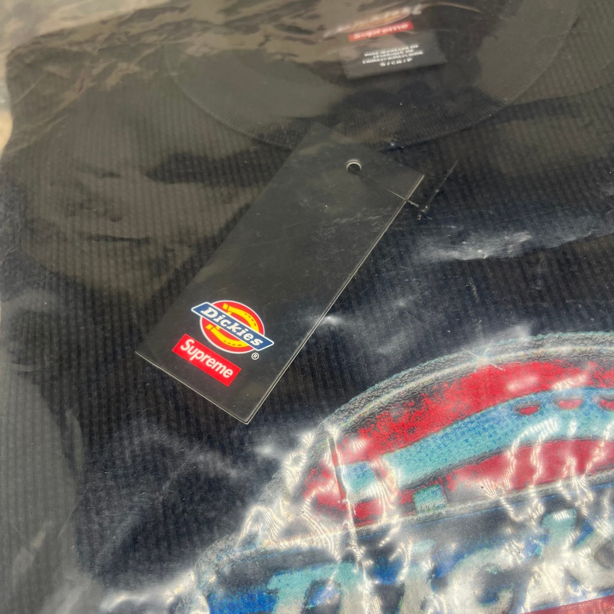 Supreme x Dickies Thermal Long Sleeve Black Men's Size Small FW25