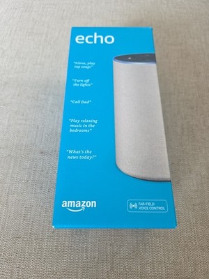 Amazon Echo (2nd Generation) Smart Assistant Heather Grey Fabric