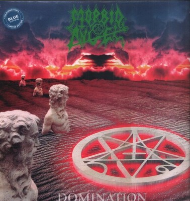 Morbid Angel Domination LP vinyl Europe Earache 2022 blue vinyl FDR issue still