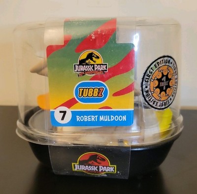 TUBBZ 1ST Edition Jurassic Park Muldoon Official Collectible Duck Figure NEW