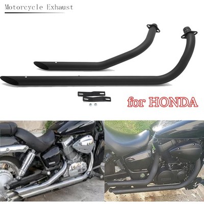 For Honda VT 750 VT400 Shadow Spirit ACE Aero Complete Exhaust Pipe & Silencer