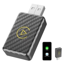 2-in-1 Wireless CarPlay & Android Auto Adapter-Compatible with 98% CarPlay-En...