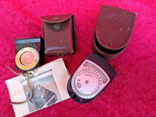 2 alte Belichtungsmesser  : Werralux und Iris