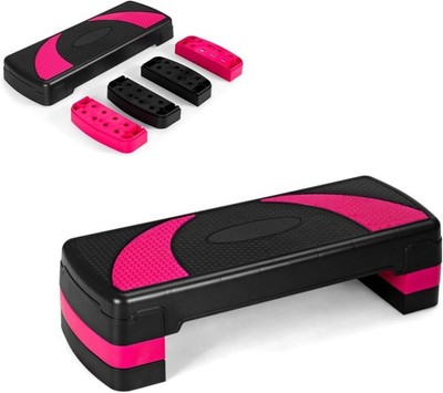Stepper mit 3 Stufen, Stepbench aus PP, belastbar bis 250 kg, für Workouts