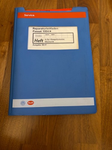 VW Reparatur Leitfaden PASSAT 1994 6 ZYL. EINSPRITZMOTOR MECHANIK 08/1997