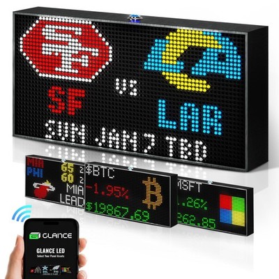 その他 GLANCE THE ALL-IN-ONE LED TICKER GLANCE SCROLL: The All In One Scrolling LED Ticker - The Gadget Trend