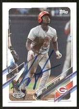 2021 Topps Pro Debut IVAN JOHNSON Signed Card autograph auto REDS BRITAIN WBC