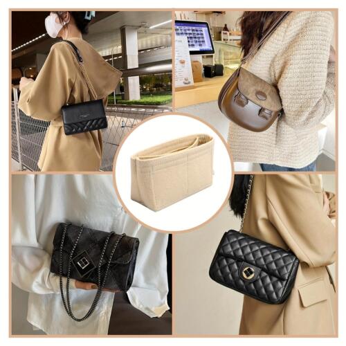Organizer Pouch Handbag Insert Bag Purse Liner Bag Felt Insert Bag Inner Bag