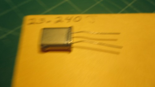 Radio Crystal 23.240 mhz frequency B - Zdjęcie 2 z 2