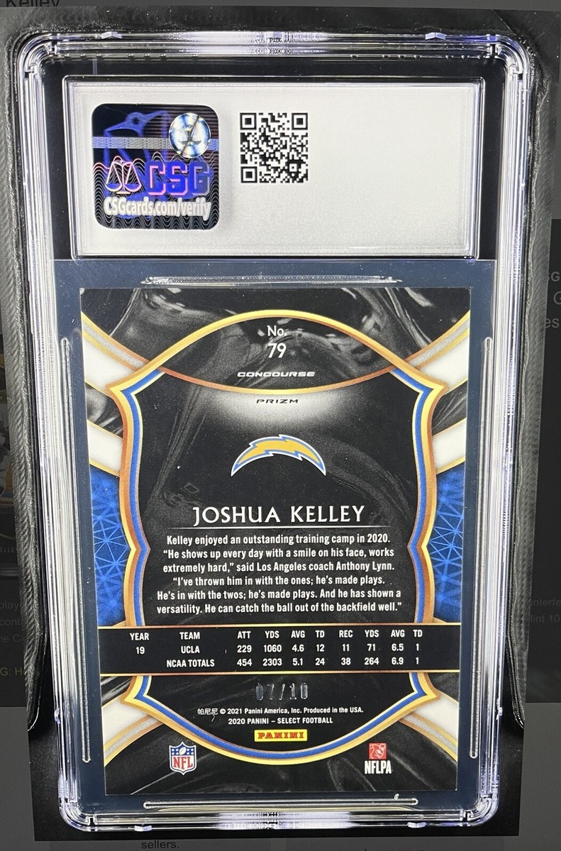 JOSHUA KELLEY CSG 10 GEM MINT PANINI SELECT #79 GOLD PRIZM
