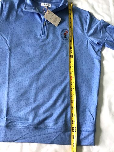 Peter Millar 1/4 zip 124th US Open Golf Pinehurst Logo Perth Bonnet Mens S NEW - Picture 4 of 7