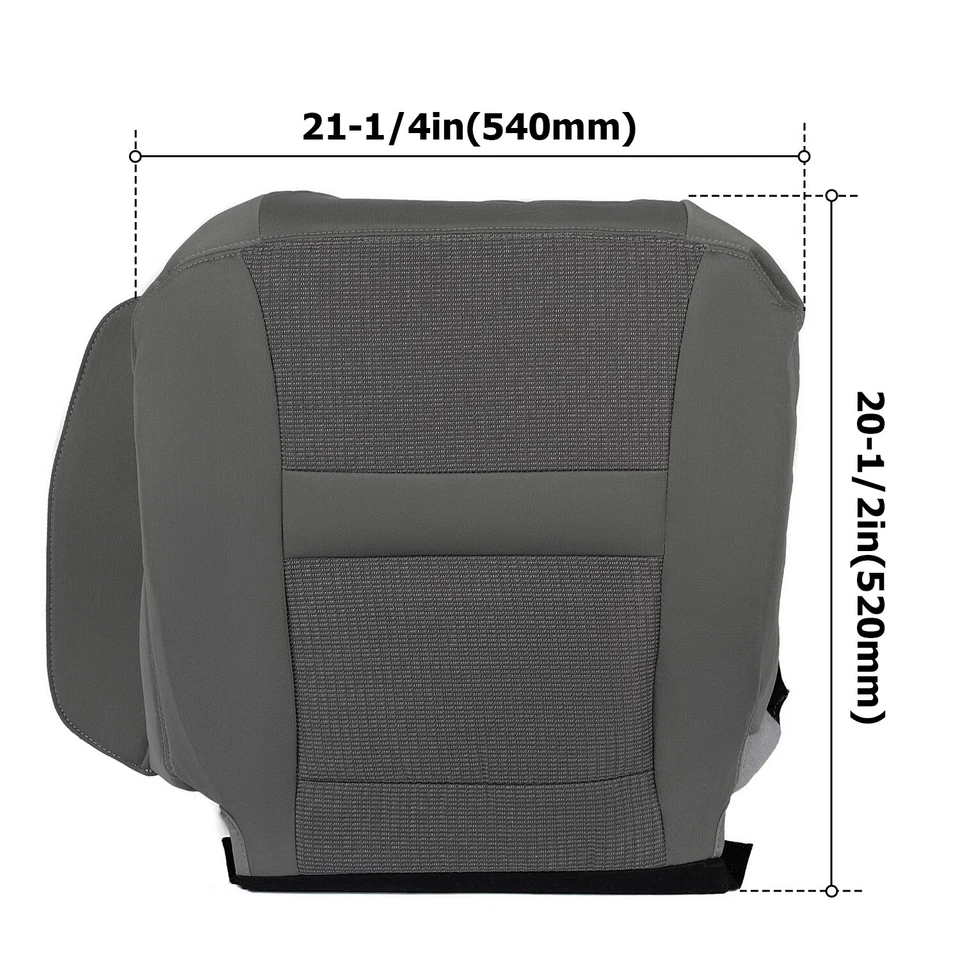 Темно-серый чехол на нижнее сиденье водителя для Dodge Ram 2500 3500 2006-2009 2010 годов выпуска - Изображение 2 из 4