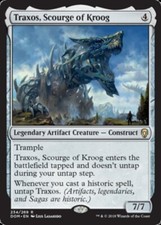 Traxos, Scourge of Kroog Light Play, English Magic the Gathering MTG Dominaria