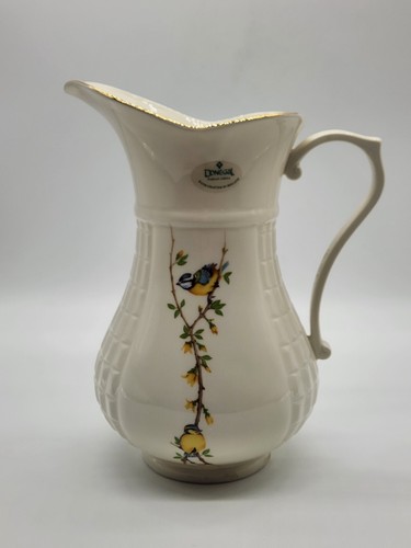 Donegal Vase/Pitcher Irish Parian Porcelain China 8" w/sticker - Picture 2 of 14