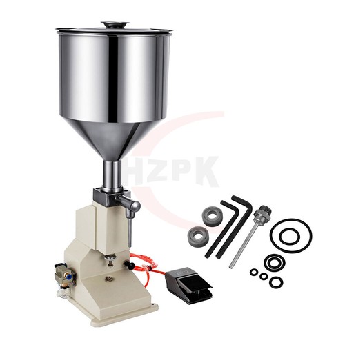 Máquina de llenado neumática manual A02 pasta líquida relleno de crema 10-100 ml - Imagen 3 de 11