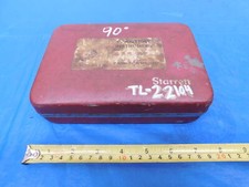 VINTAGE STARRETT FOAM PADDED STORAGE CASE FOR DIAL INDICATOR TOOL 7" X 5" X 2"