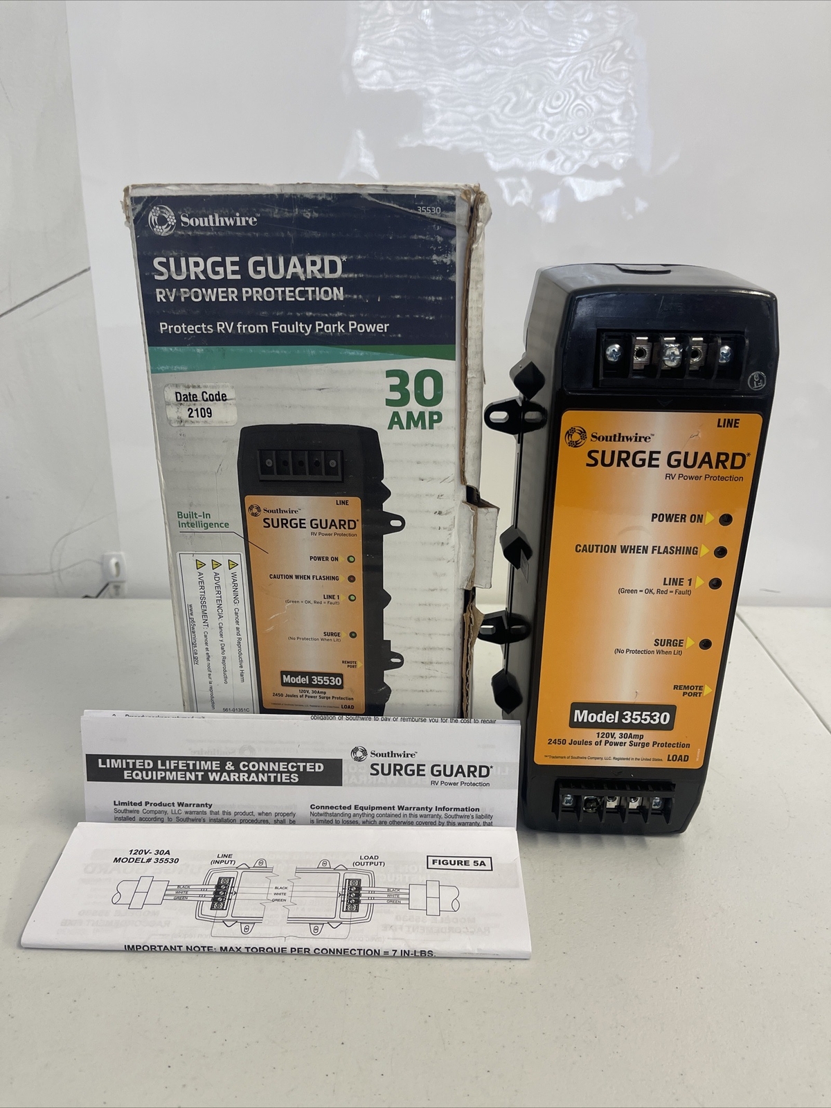 Surge Guard 35530 Hardwire Model 30 Amp eBay