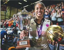 ILIANA RUPERT Signed 8 x 10 Photo WNBA Basketball ATLANTA DREAM France FREE SHIP