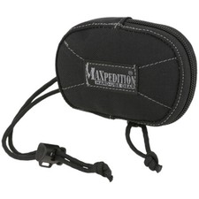 Maxpedition Coin Purse Small Hiking Security Pouch Travel Coins Key Holder Black