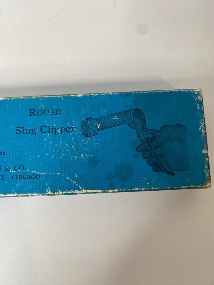 Antique H.B. Rouse Co Chicago USA, Rouse Job Stick 10x2 with Original