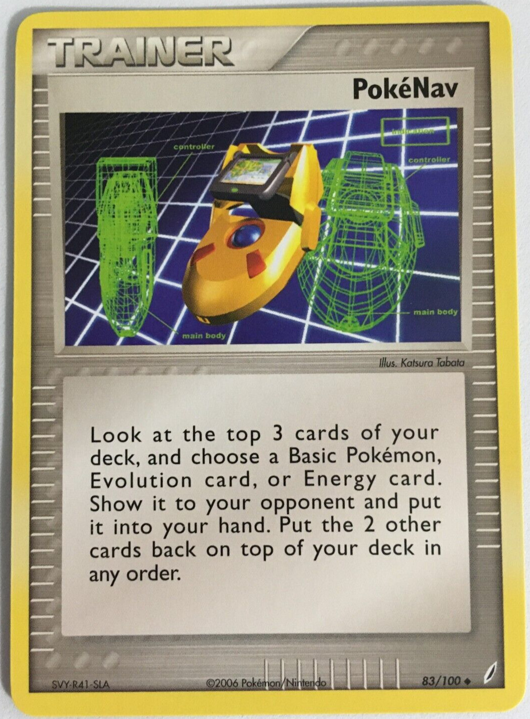 POKEMON POKENAV 83/100 EX CRYSTAL GUARDIANS UNCOMMON NEAR MINT