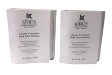 LOT x2 Kiehl's Clearly Corrective Dark Spot Solution 0.14 oz.ea./4 ml New Carded