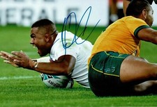 Kyle Sinckler Signed 12X8 England Rugby AFTAL COA (2143)