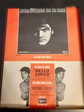 Jordan Christopher Hello Lover Rare Original Promo Poster Ad Framed!