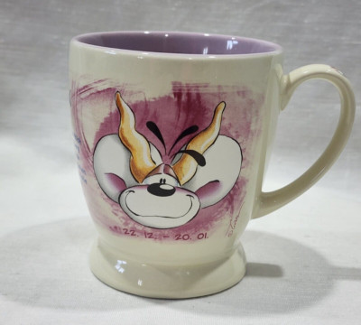Vintage Diddl German Mouse Goletz Steinbock Ceramic Coffee Cup Mug
