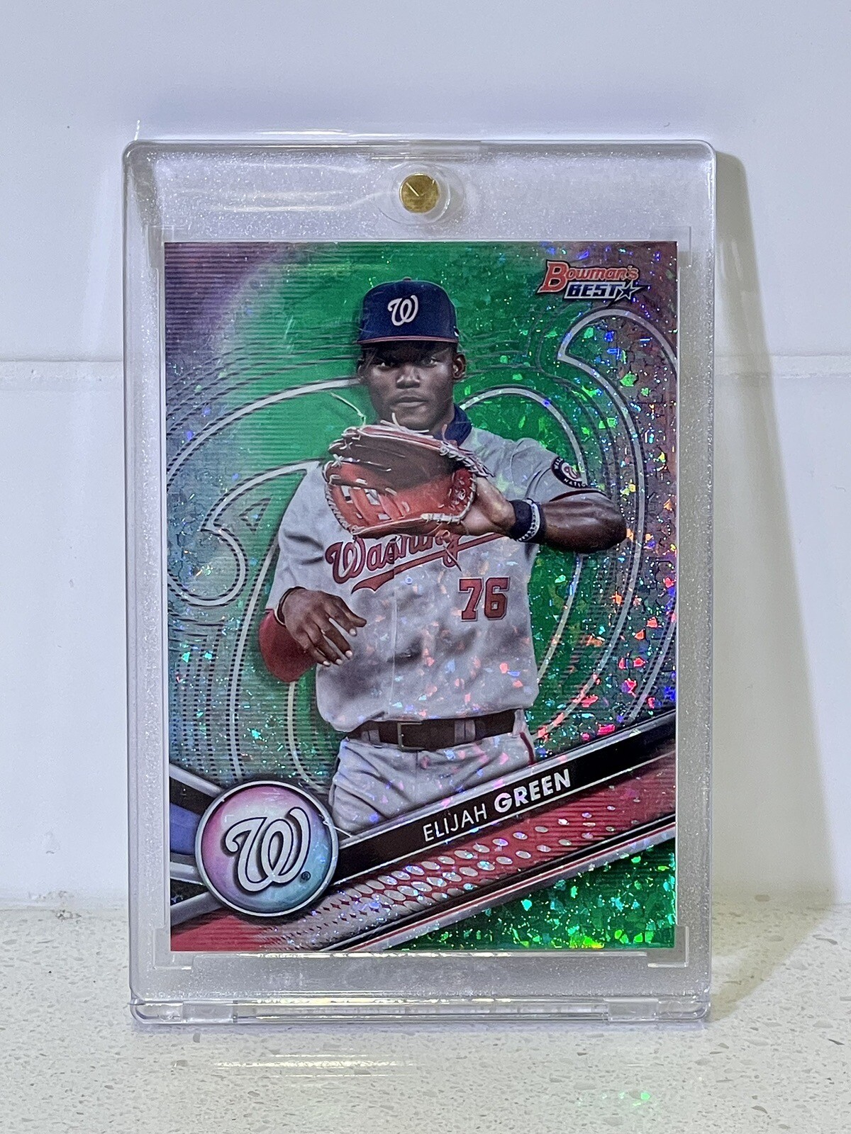 2022 Bowman's Best Top Prospects Green Mini Diamond #TP29 Elijah Green /99 🔥
