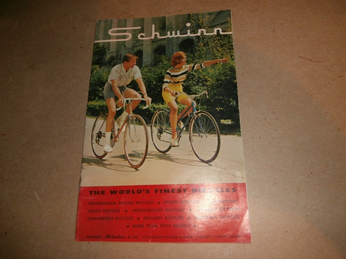 Vintage 1964 Schwinn Bike Sales Catalog Brochure Bushey Lemoyne PA