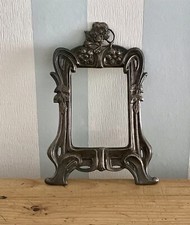 Antik grandioser Jugendstil WMF ? Bilderrahmen versilbert R&uuml;ckseite fehlt