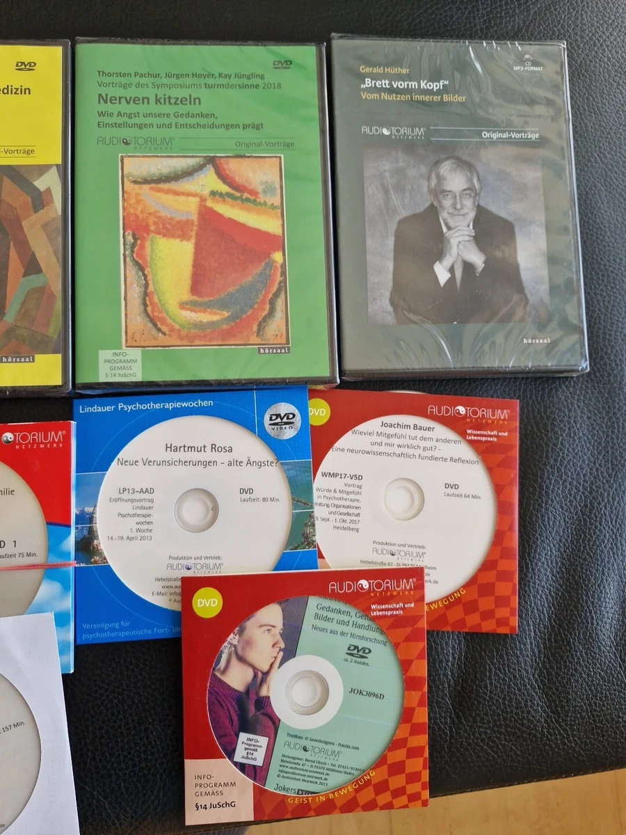 NEU! DVD Paket Psychologie Psychotherapie Ängste DVDs MP3 CDs Auditorium Lesung