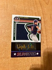 2023 Panini Stars & Stripes - Wyatt Crowell - Silhouettes Black Gold Auto /90