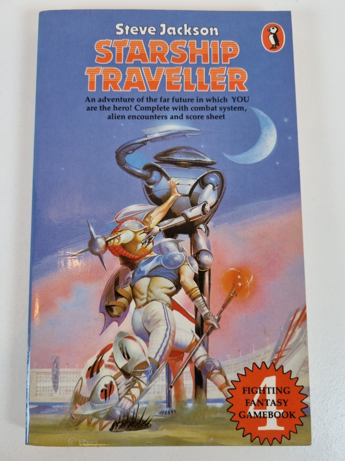 Steve Jackson Starship Traveller Fighting Fantasy Gamebook 4 Puffin Books