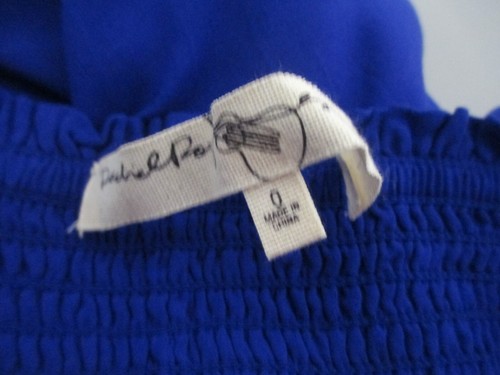 "NEW" RACHAEL ROY 🌸 SIZE 0===BRASIL INSPIRED /COBALT BLUE JUMPSUIT - Picture 8 of 10