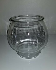Round Clear Glass Fish Aquarium Bowl Terrarium Plant Indoor Planter Tip Jar