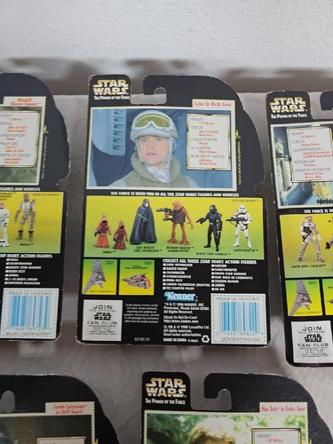 Lote de 5 hologramas del poder de la fuerza de Star Wars Rancor Keeper Luke Skywalker Han - Imagen 9 de 16