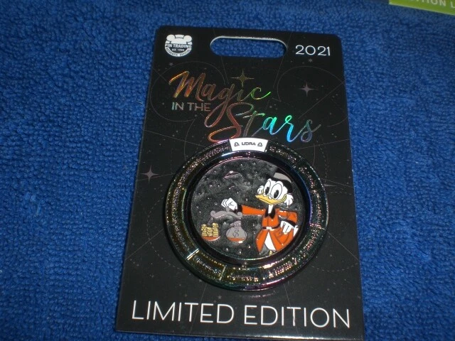 Disney 2021 MAGIC IN THE STARS SCROOGE MCDUCK LIBRA LE Spinner Pin