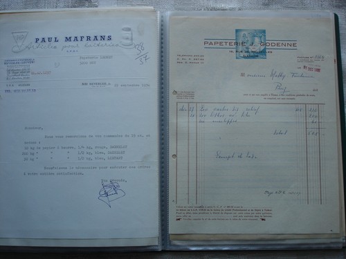 Papierfabricatie lot briefhoofden/facturen Belgische papierverwerkers - Afbeelding 14 van 24