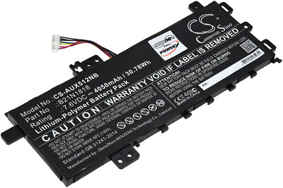 Akku für Laptop Asus VivoBook 17 F712FA-AU814 7,6V 4050mAh/31Wh Li-Polymer Schwa