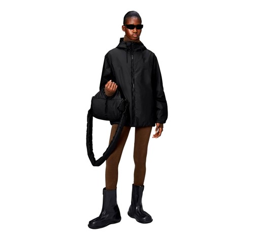 Rains Lohja Insulated Jacket Unisex With Hood 15770 Black Color - Picture 4 of 7