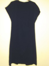 Lush Navy Faux Wrap Dress Womens Sz M 