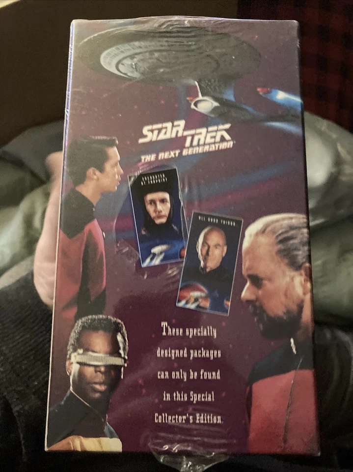 Star Trek-The Next Generation VHS 2-Tape SET NEW FACTORY SEALED TAPES - Image 3 of 4