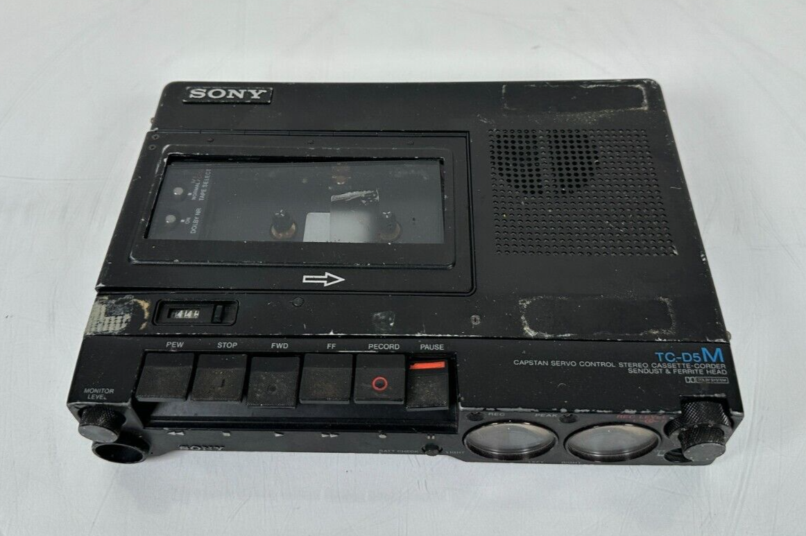 Sony TC-D5M Stereo Cassette Recorder - As Is | eBay