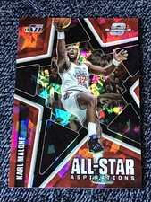2020 Contenders Optic All-Star Aspirations Red Cracked Ice Prizm Karl Malone HOF