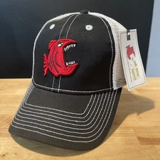 Big Bite Baits Hat Black/ White Mesh, Adjustable Promotion Hat Rare Find New W/t