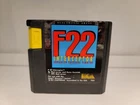 F22 Interceptor Advanced Tactical Fighter 1991 Sega Genesis Game Cartridge