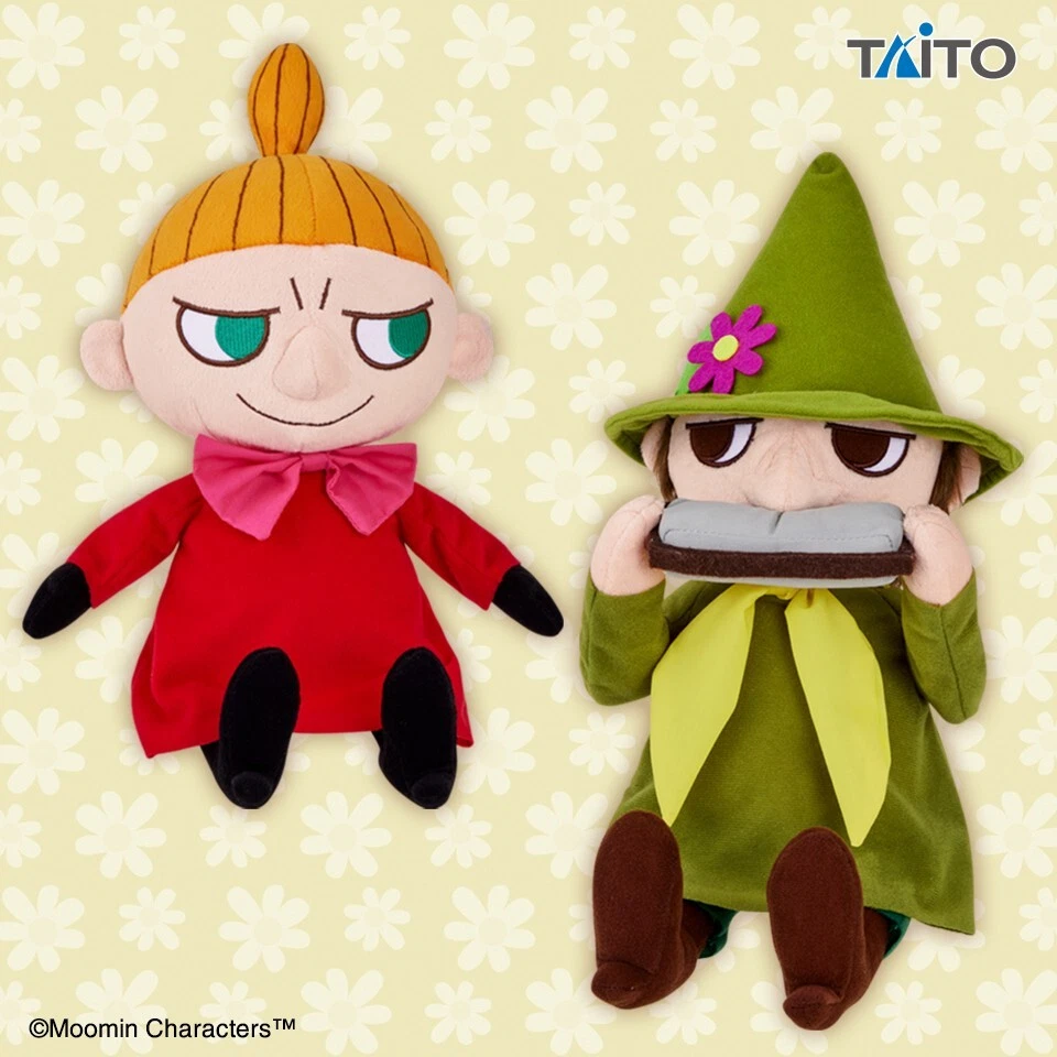 Moomin SL Size Plush Doll Stuffed Toy Little My Snufkin Set